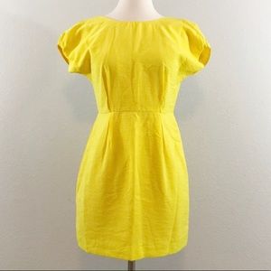 Bright Yellow sheath Dress